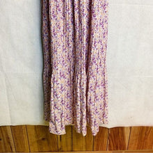 Load image into Gallery viewer, NWTPre-owned  Kookkai Spaghetti Ruffle Pleated Ditsy Floral Summer Maxi Dress Free Size
