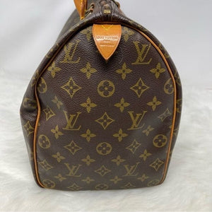 434 Pre Owned Authentic Louis Vuitton Monogram Speedy 40 Travel Handbag MB9001