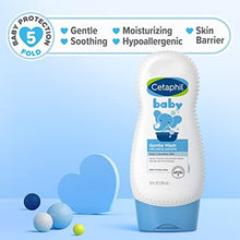 Load image into Gallery viewer, Cetaphil Baby Body Wash with Half Baby Lotion, Gentle Wash with Organic Calendula, Soothes Dry, Sensitive Skin for Everyday Use, Gentle Fragrance, Soap Free, Hypoallergenic, 7.8oz