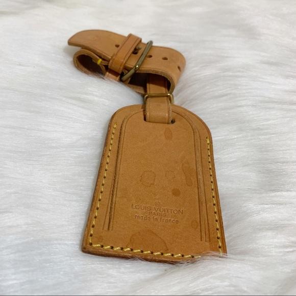 Louis Vuitton Large Name ID Tag - Vintage Model “Restored Leather